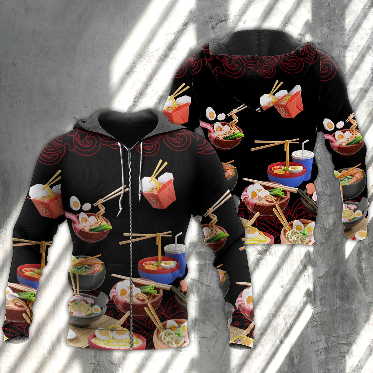 Ramen Fast Food Lover Hoodie For Everyday Streetwear Seasonal Travel And Gift Giving