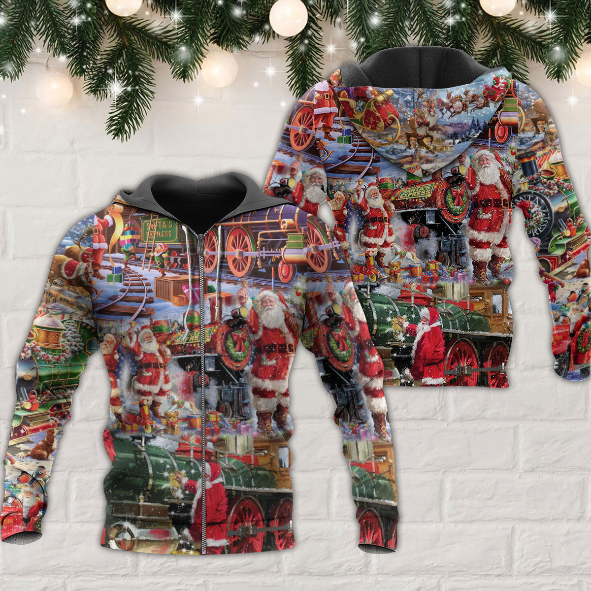 Christmas Joy Love Peace Family Hoodie For Winter Streetwear Christmas Travel And Seasonal Home Gatherings