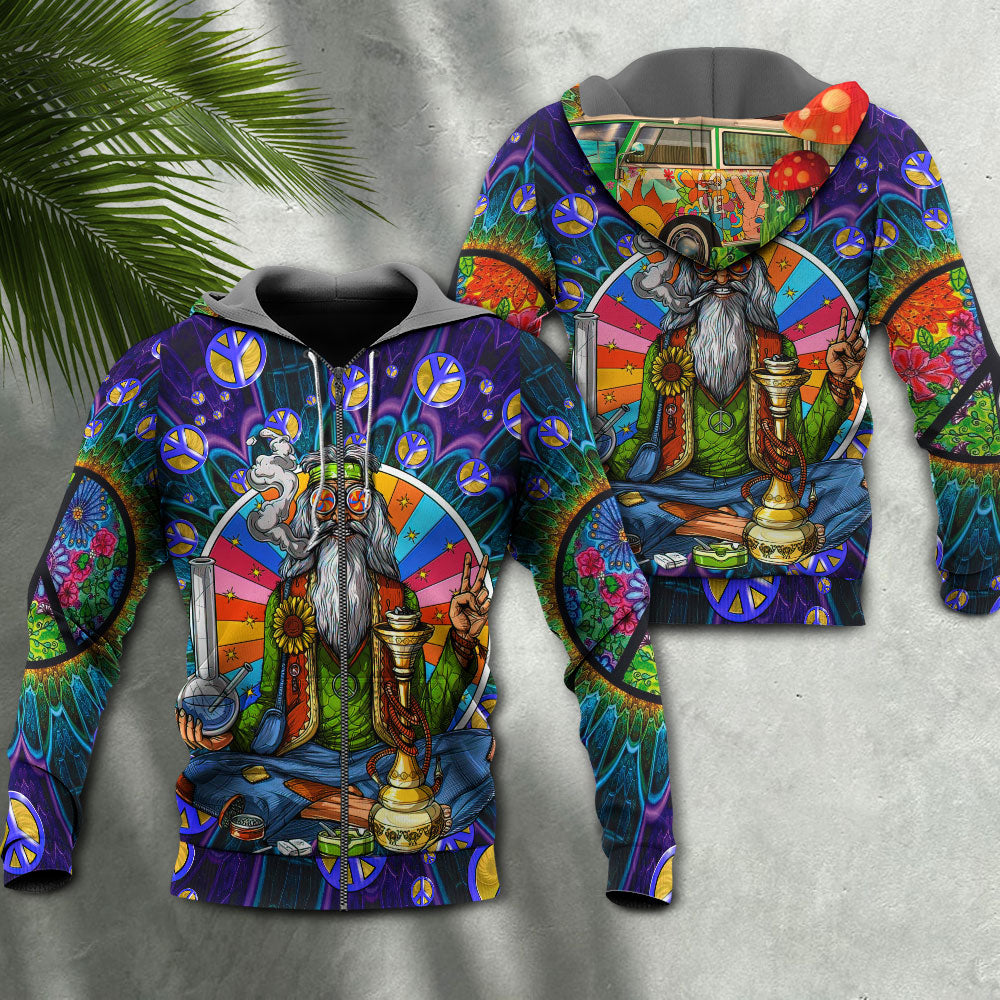 Hippie Vintage Peace Sign Hoodie For Bohemian Events Everyday Wear And Creative Gifting