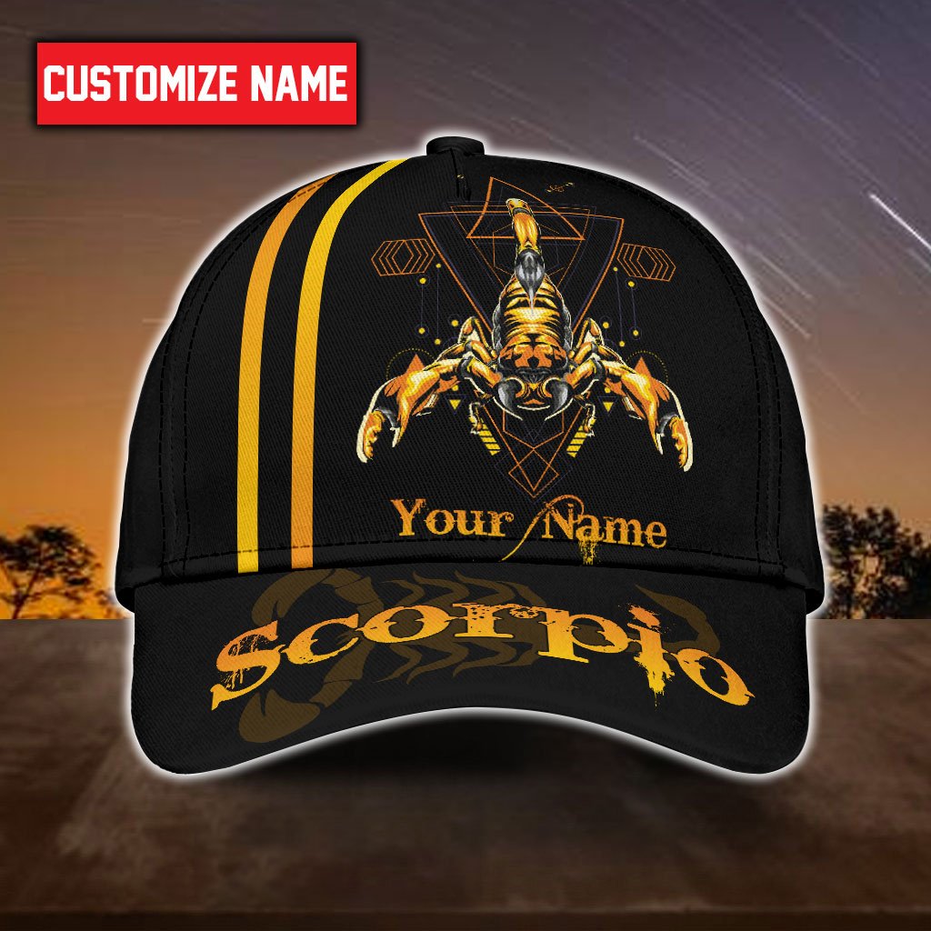 Scorpio Custom All Over Print Classic Cap For Nature Lovers Travel And Casual Daily Styling