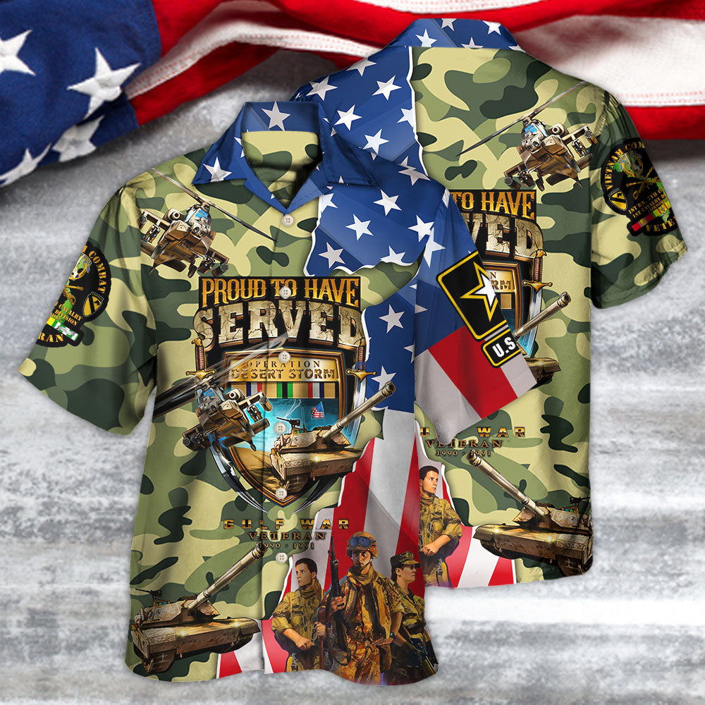 Colorful Veteran American War Peace Proud Hawaiian Shirt Design Detail For Sunny Adventures And Casual Wear