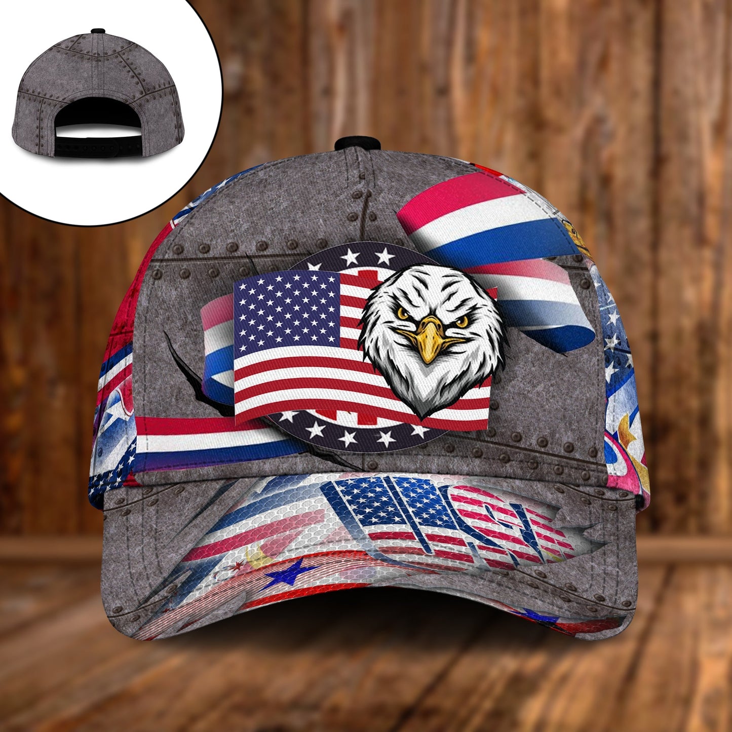 American Eagle Patriotic Classic Cap For Daily Comfort Outdoor Fun And Weekend Vacations