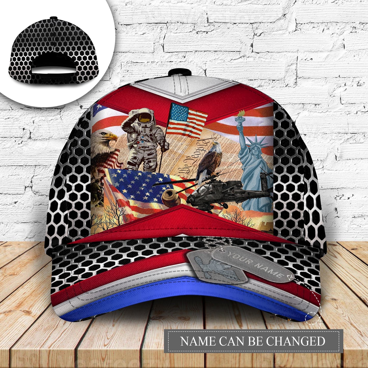 America Independence Day Personalized Classic Cap For Travel Holidays Parties And Relaxed Casual Styling