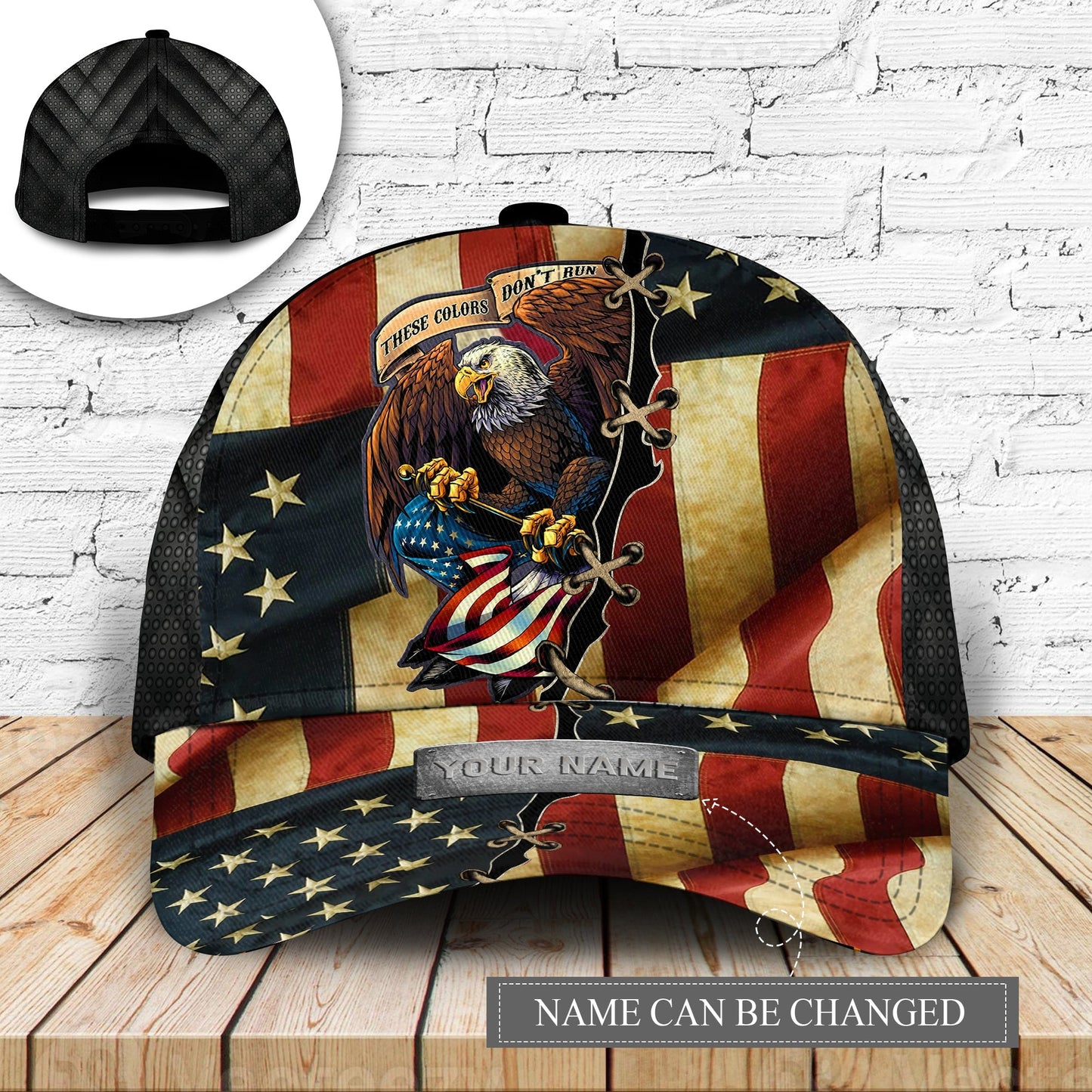 American Eagle Fly Flag Personalized Classic Cap For Holiday Adventures Parties And Comfortable Styling
