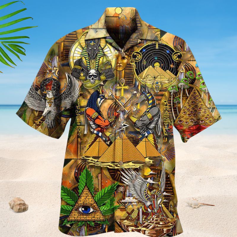 Ancient Egypt Explore Hawaiian Shirt For Summer Gatherings Island Travel And Comfortable Casual Wear