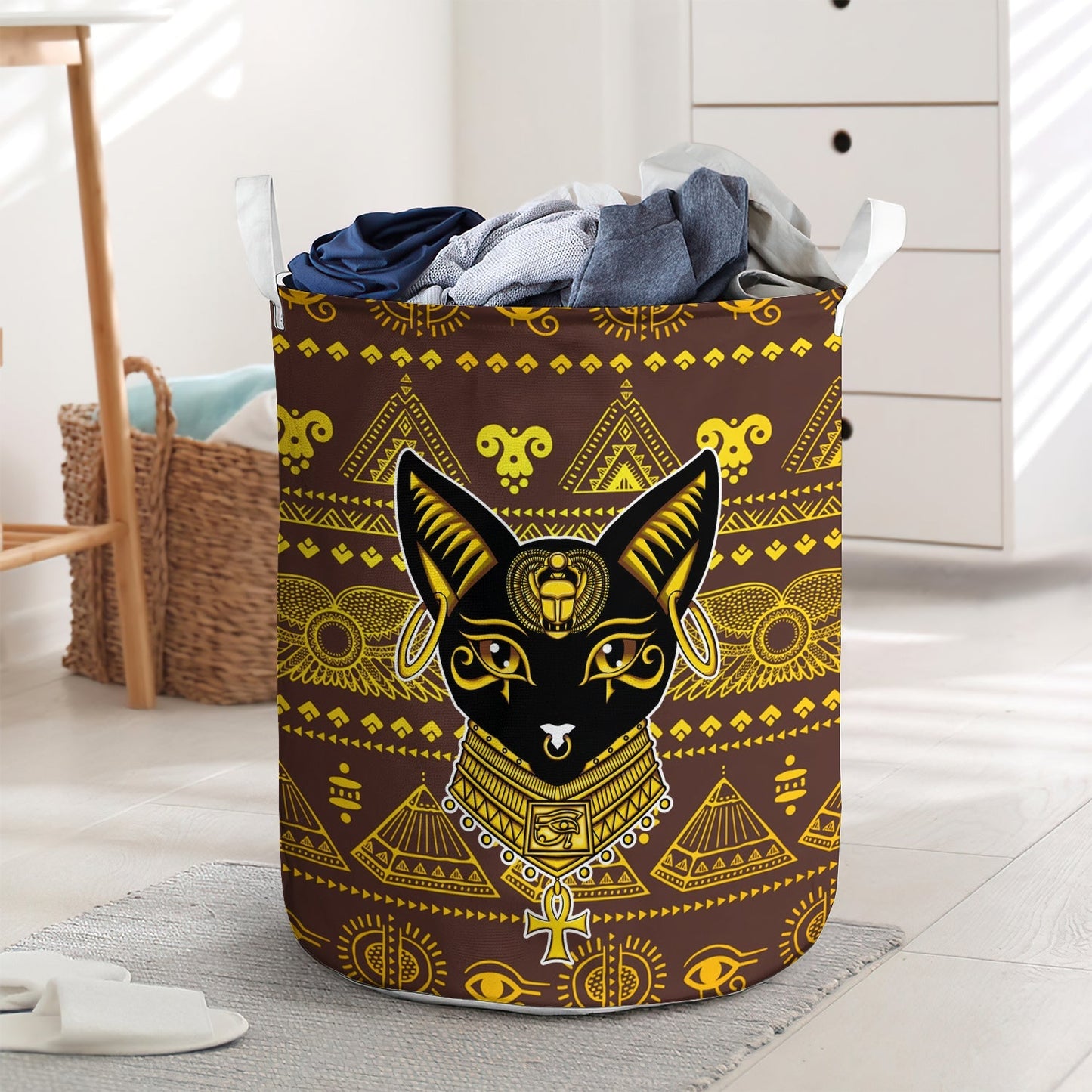 Ancient Egypt Legend Laundry Basket For Bathroom Bedroom Storage