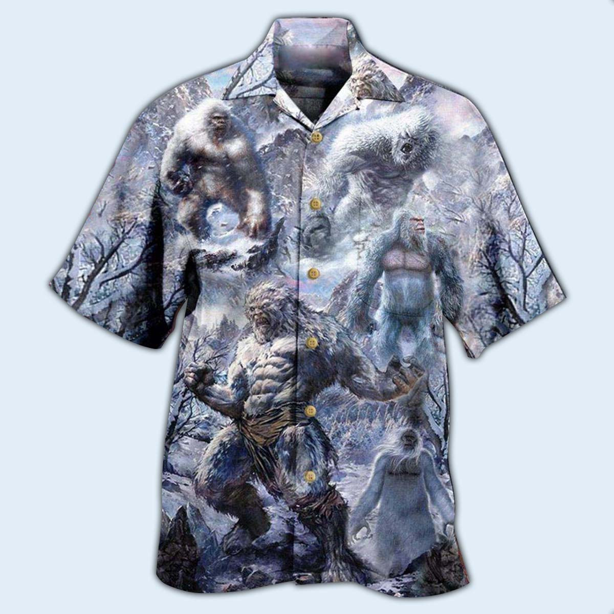 Gorilla Hawaiian Shirt With Detailed Graphic For Tropical Parties Vacation Travel And Casual Summer Style