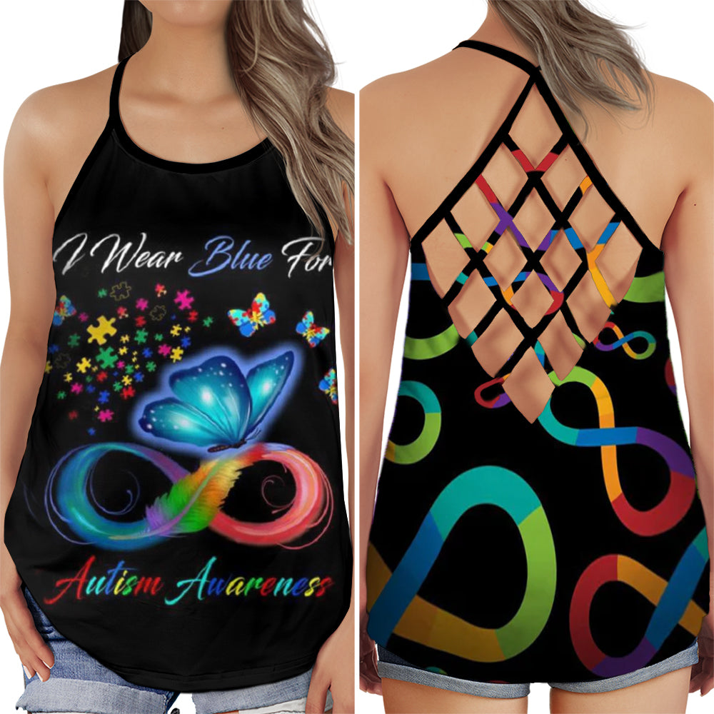Autism Wear Blue Awareness Hollow Tank Top For Community Events And Positive Support