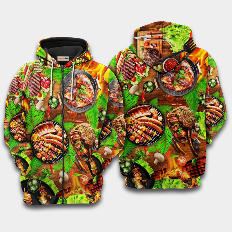 Bbq Food Lover Hoodie For Travel Days Outdoor Events And Thoughtful Gifts