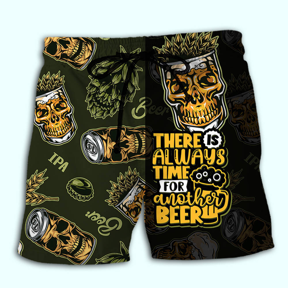 Beer Lover Funny Quote Beach Shorts Artwork View For Seaside Trips And Casual Style