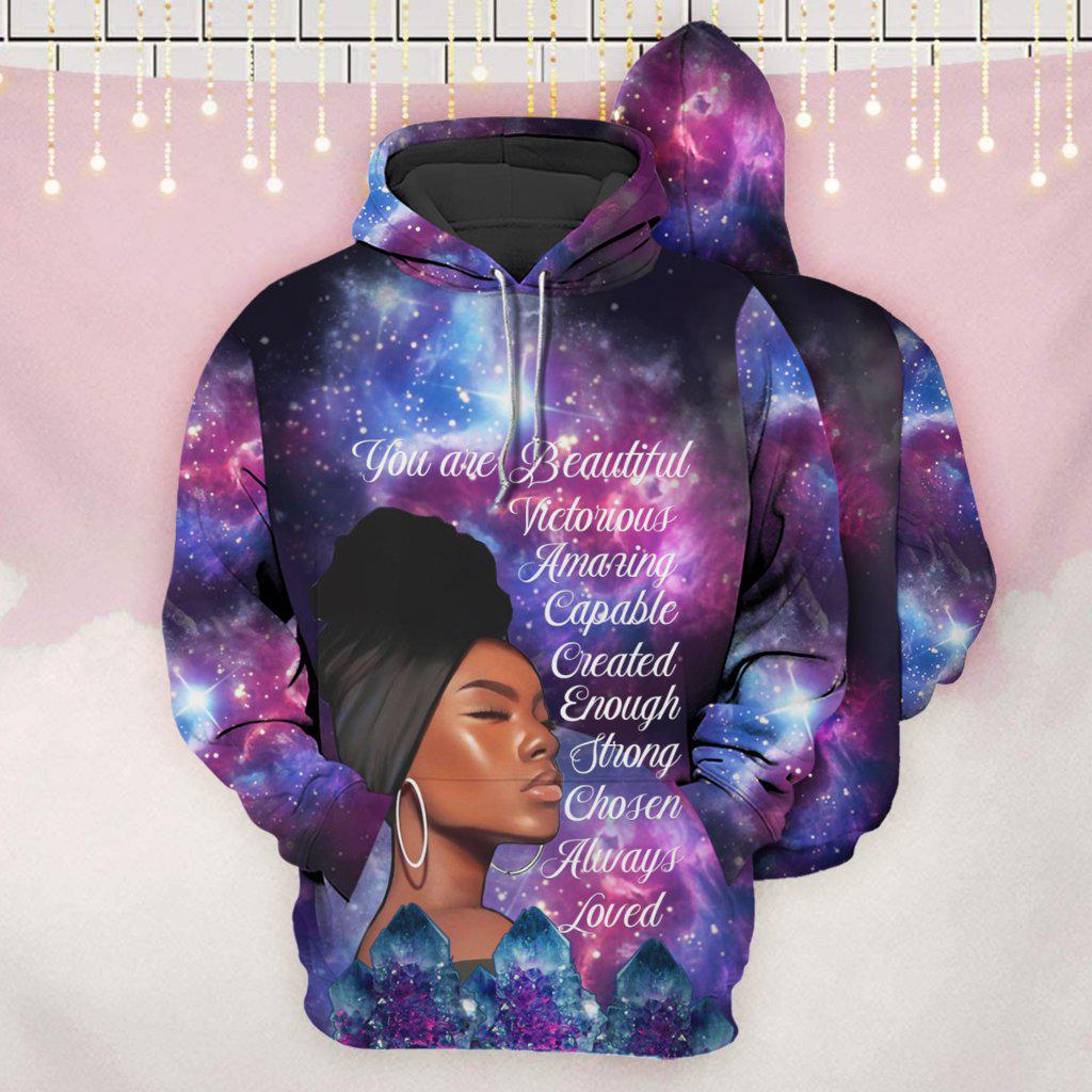 Black Beautiful Girl Hoodie For Casual Outfits Outdoor Trips And Comfortable Layering