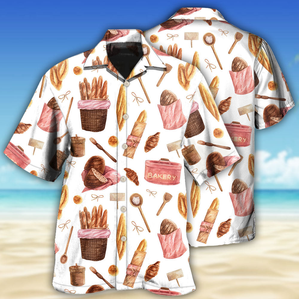 Baking Bread Kitchen Hawaiian Shirt For Tropical Holidays, Outdoor Gatherings, And Everyday Comfort