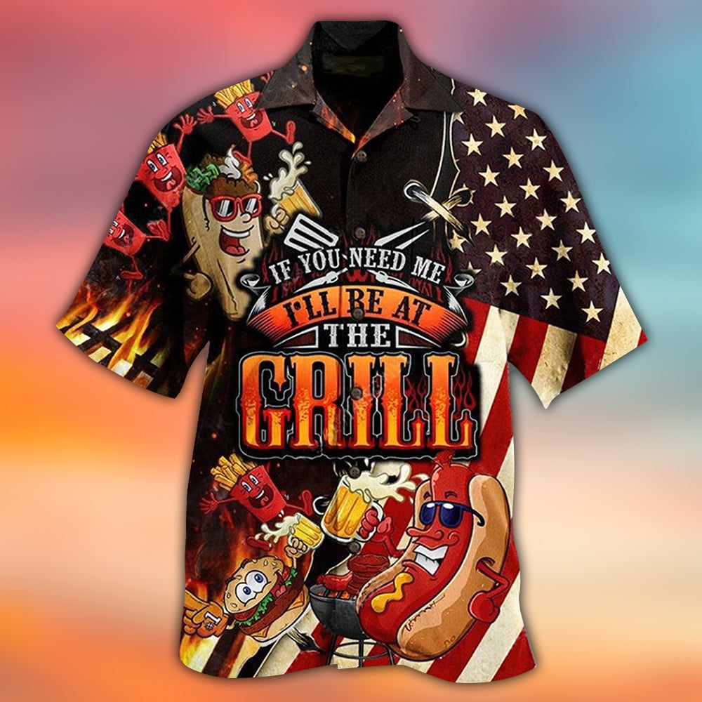 Food Barbecue Grill Hawaiian Shirt Artwork View For Weekend Travel And Beach Style