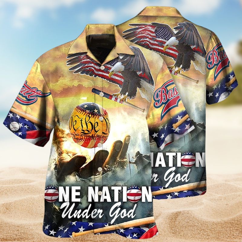 Baseball Nation Hawaiian Shirt For Beach Days, Summer Outings, And Thoughtful Gift Giving