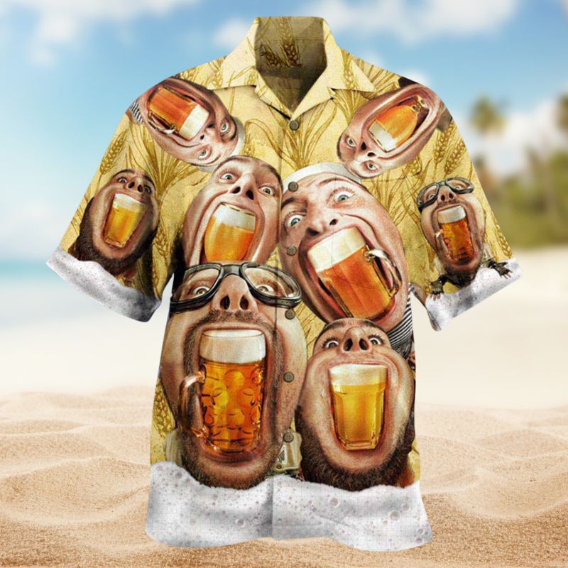 Beer Wish Hawaiian Shirt For Coastal Travel, Casual Events, And Comfortable Summer Wear