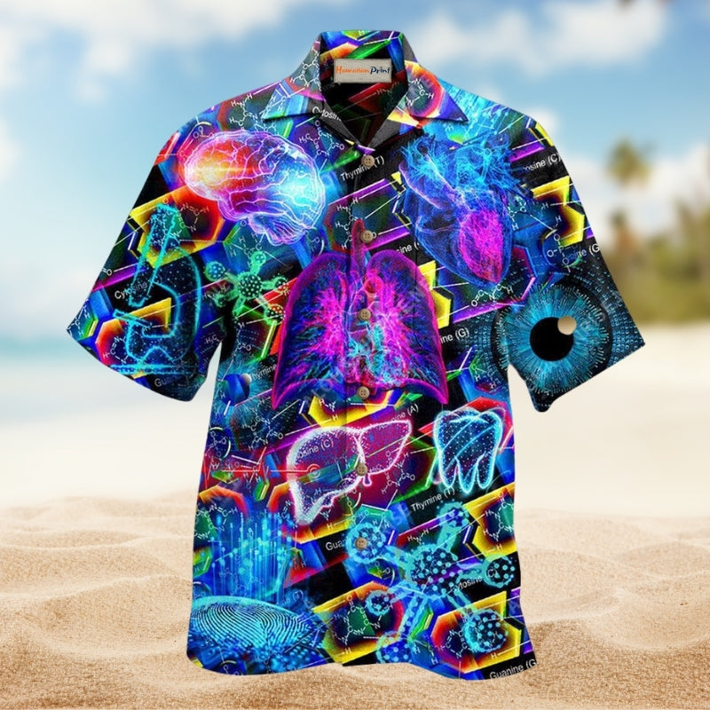 Biology Is Incredible Hawaiian Shirt For Summer Gatherings Island Travel And Comfortable Casual Wear