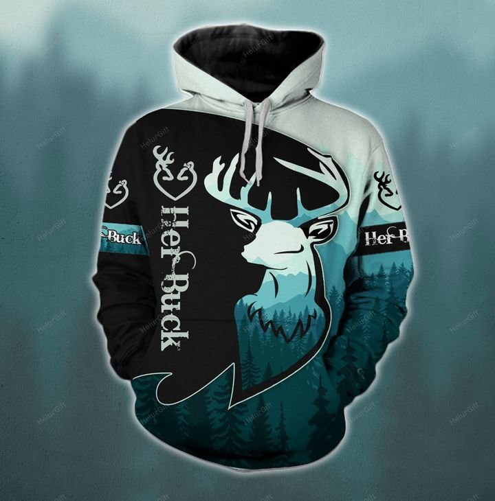 Buck Doe Hunting Hoodie For Wildlife Inspired Casual Wear Camping And Travel