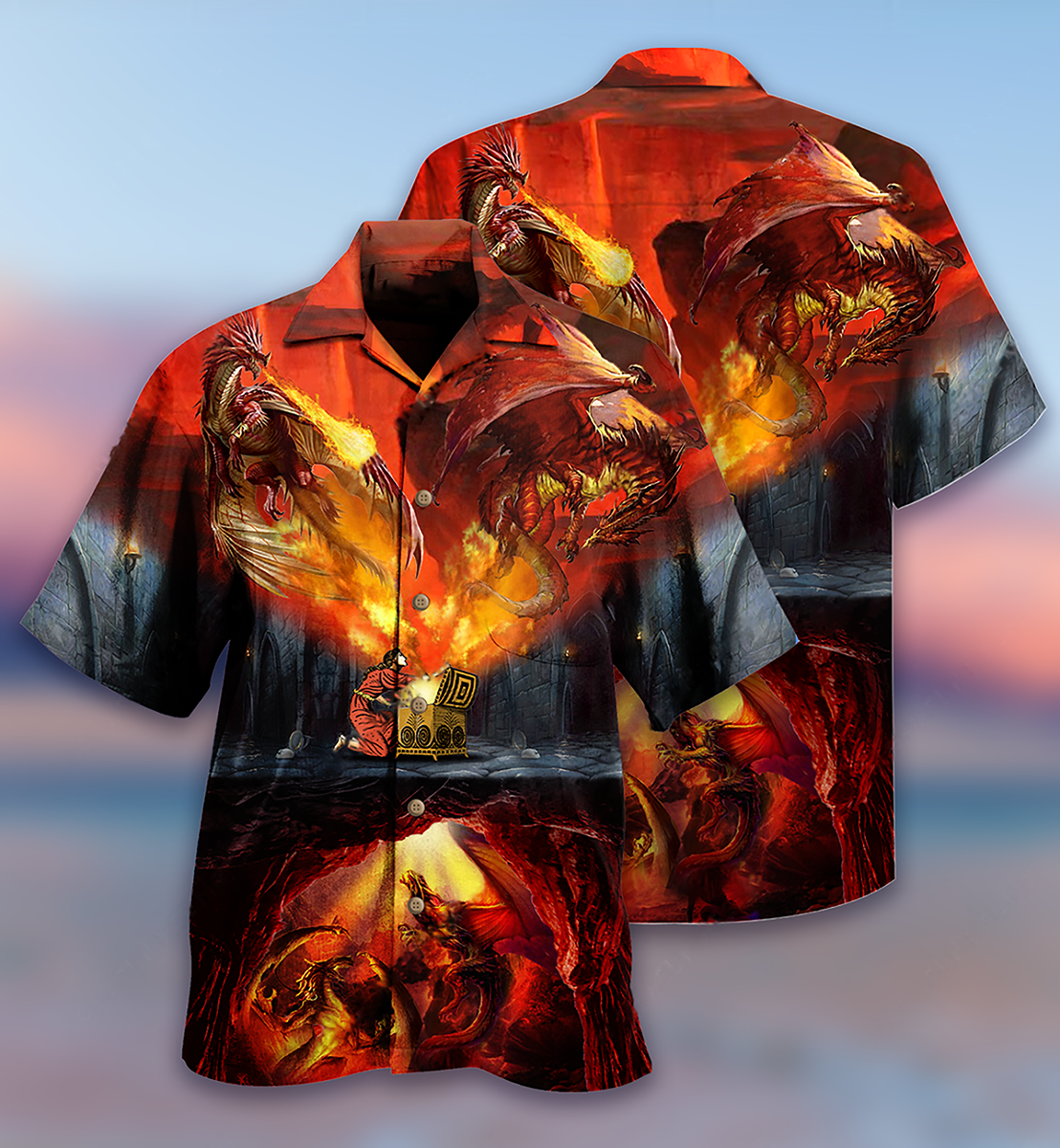 Dragon Amazing Hawaiian Shirt For Resort Getaways And Comfortable Summer Activities