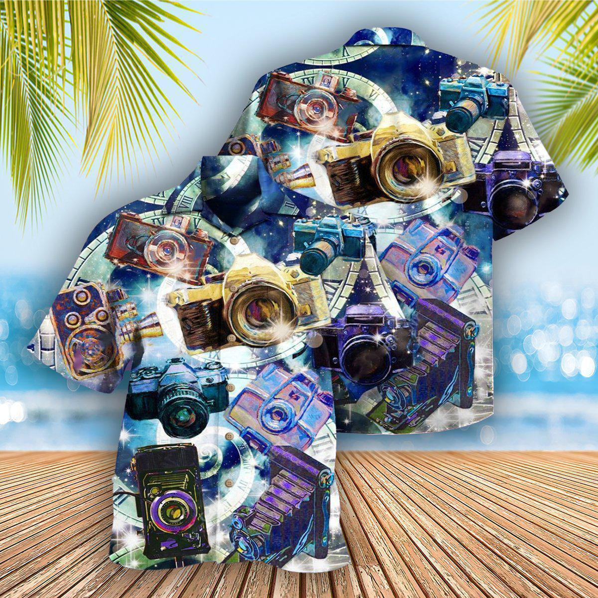 Vintage Camera Good Memories Hawaiian Shirt Design View For Resort Travel And Thoughtful Gifting