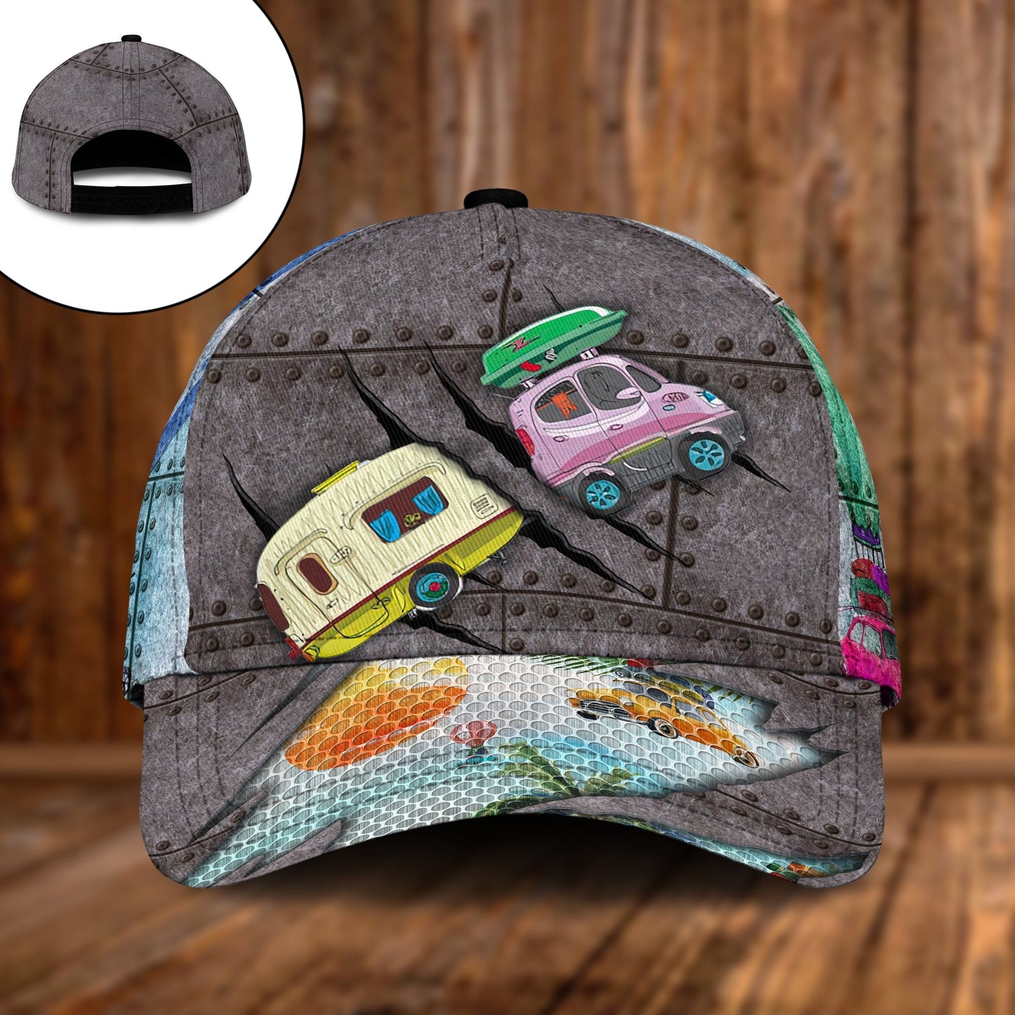Camping Get High Outdoor Humor Classic Cap For Comfortable Casual Wear Holidays And Outdoor Trips