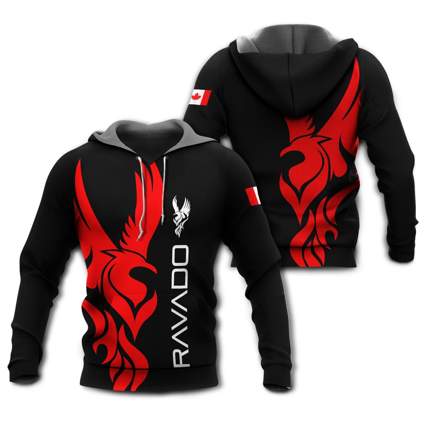 Canada Eagle Wildlife Hoodie For Casual Streetwear Travel And Everyday Comfort