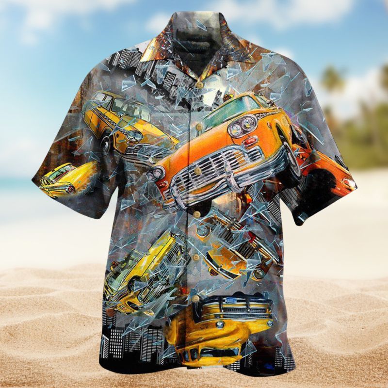 Car Taxi Hawaiian Shirt For Racing Fans, Summer Outings, And Relaxed Vacation Wear