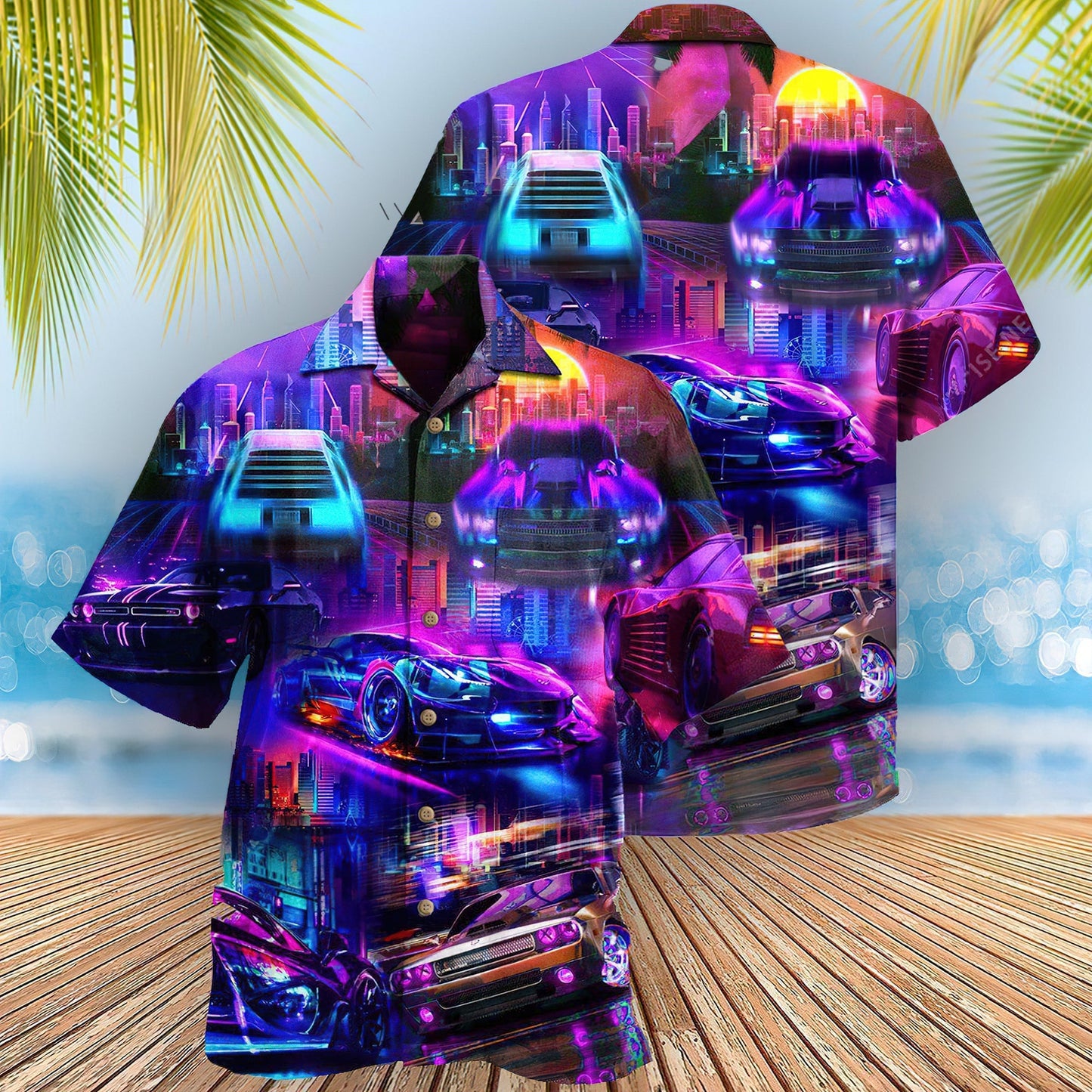 Classic Car Hawaiian Shirt For Summer Travel Coastal Events And Thoughtful Gift Giving And Resort Style