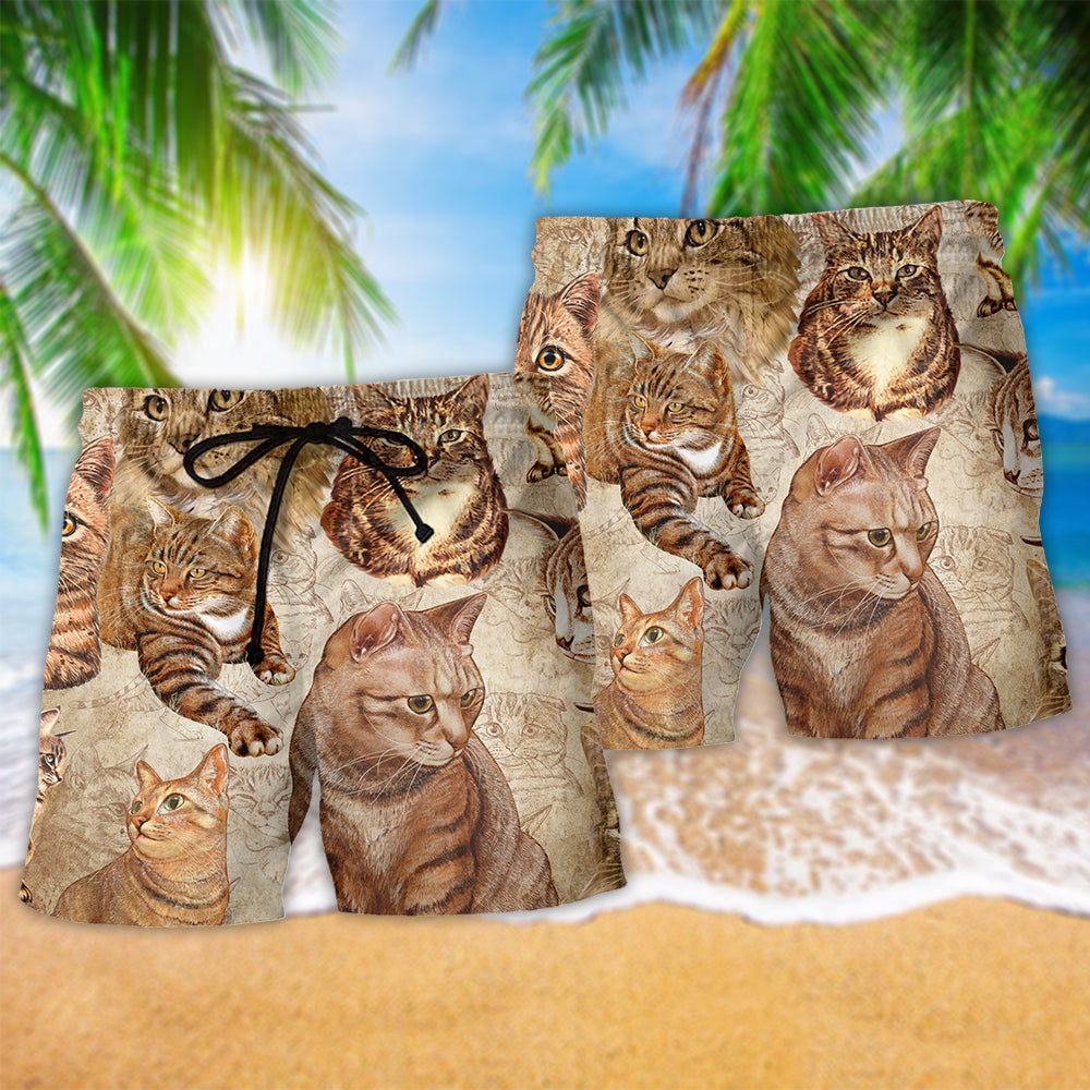 Cat If You Don't Like Cat You Don't Like Me Beach Shorts For Pet Lover Outdoor Comfort