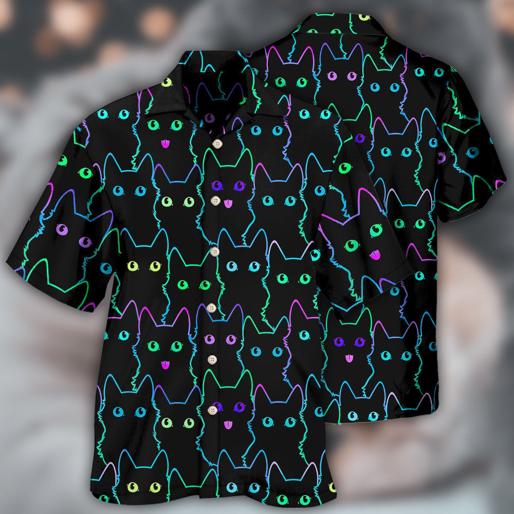 Cute Cats Playful Hawaiian Shirt For Island Vacations, Weekend Events, And Relaxed Everyday Outfits