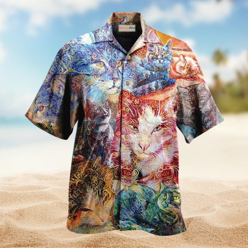 Dog Surfing Surf Hawaiian Shirt Creative Print View For Casual Outings