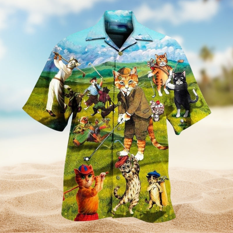 Golf Outdoor Passion Hawaiian Shirt For Coastal Travel, Casual Events, And Comfortable Summer Wear