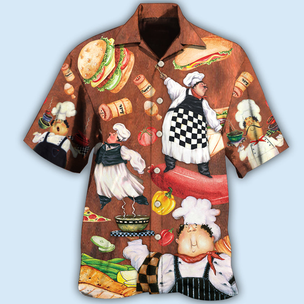 Funny Chef Hawaiian Shirt For Coastal Travel, Casual Events, And Comfortable Summer Wear