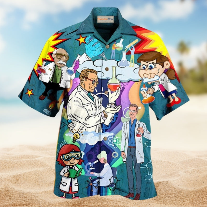Chemistry Is My Passion Hawaiian Shirt For Resort Travel Summer Events And Thoughtful Casual Gifting