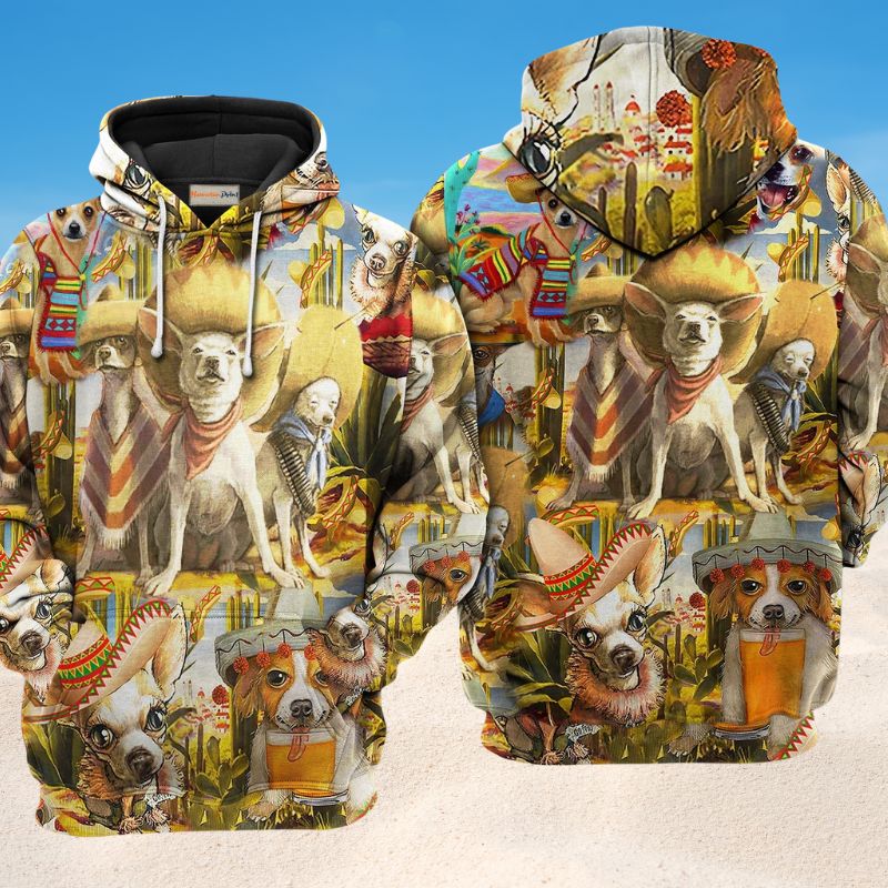 Chihuahua Best Friend Hoodie For Animal Lovers Casual Streetwear Travel And Everyday Comfort