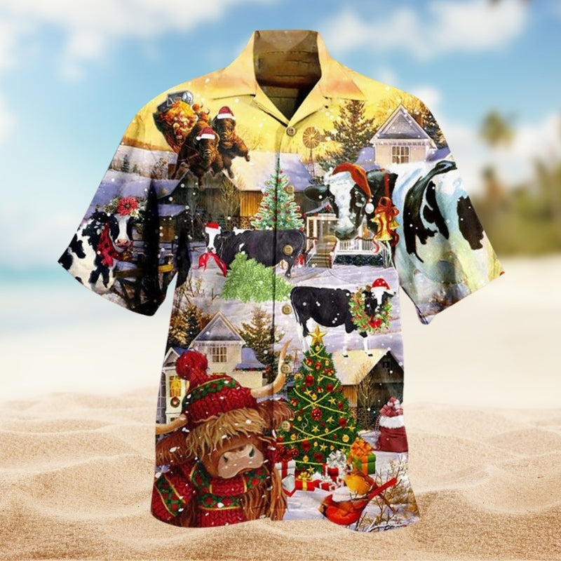 Christmas Animals Hawaiian Shirt For Beach Days, Summer Outings, And Thoughtful Gift Giving