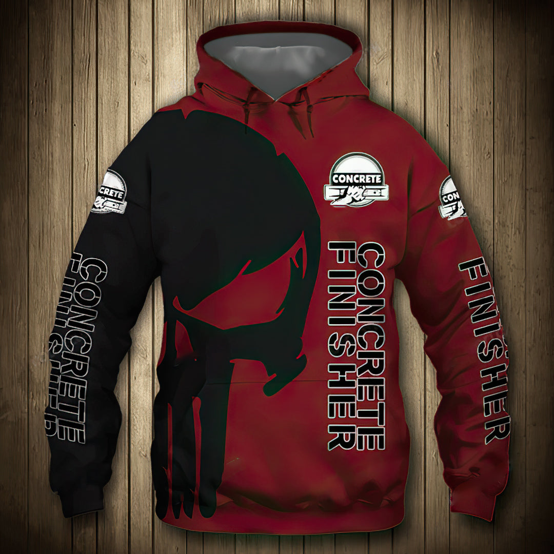 Concrete Finisher Hoodie For Casual Streetwear Travel And Everyday Comfort