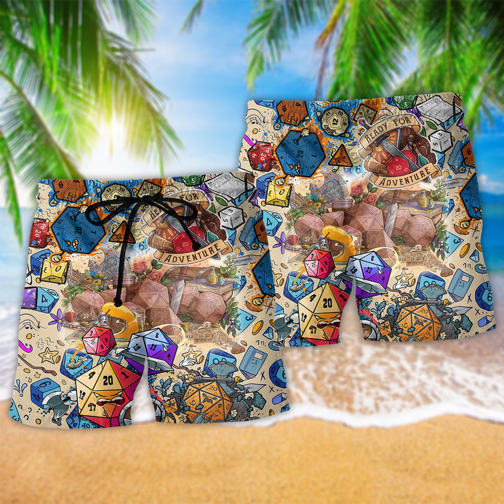 Fantasy Dice Beach Shorts Design For Beach Days And Island Trips