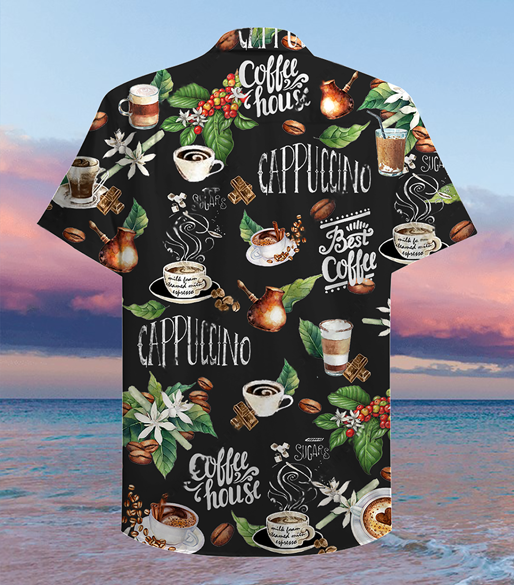 Coffee I Love Coffee Leaf Limited Edition – Hawaiian Shirt