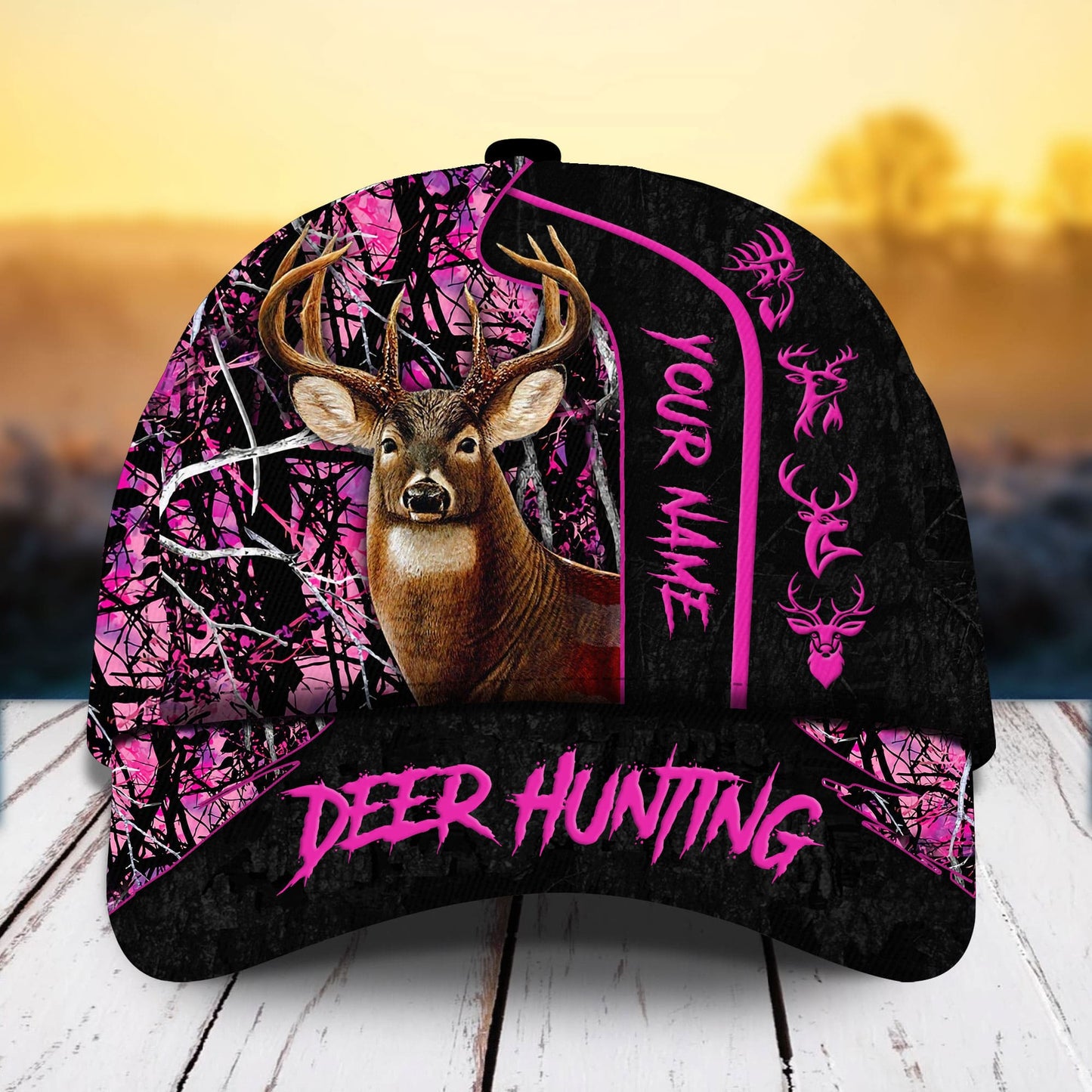 Deer Hunting Cotton Personalized Classic Cap For Daily Styling Weekend Travel And Outdoor Activities
