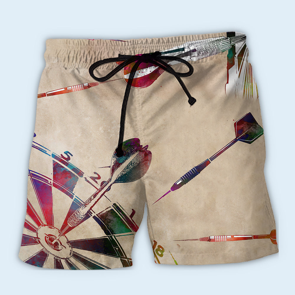 Darts Is Life Vintage Sports Beach Shorts For Outdoor Adventures And Thoughtful Seasonal Gifts