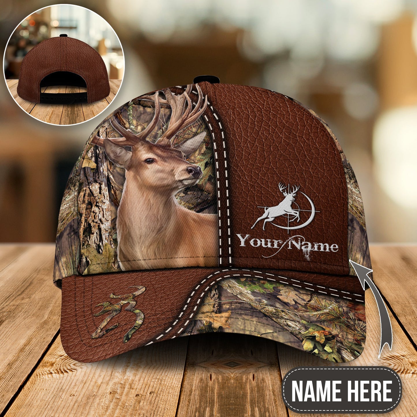 Deer Hunting Forest Personalized Classic Cap For Travel Adventures Weekend Wear And Casual Style