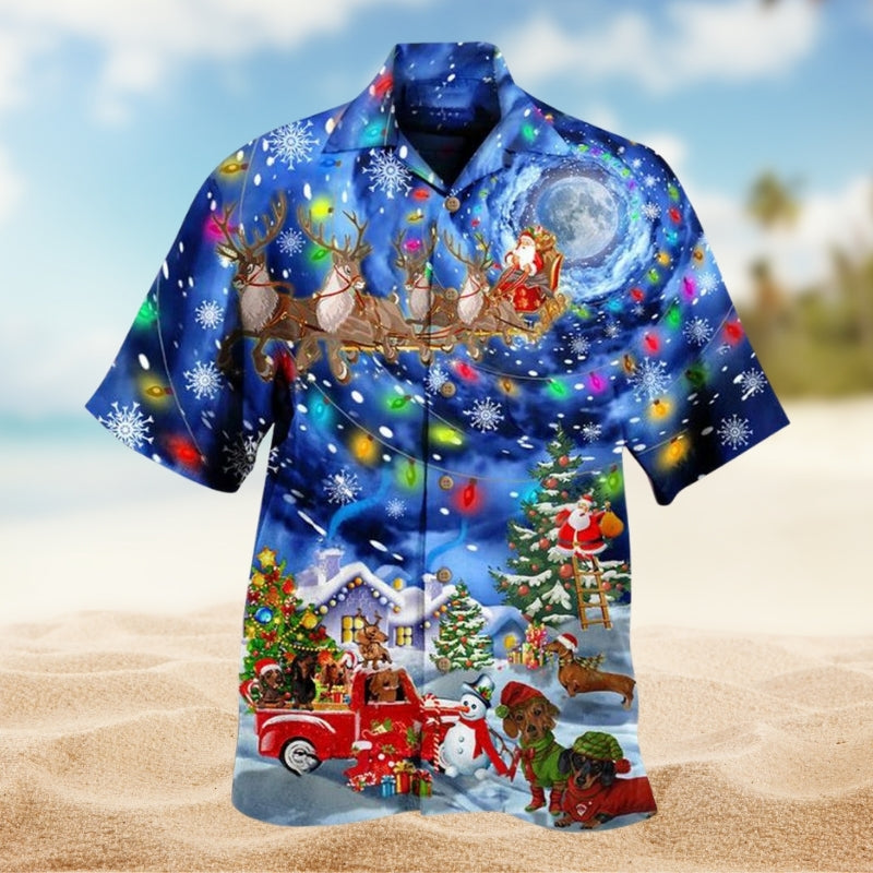 Fantasy Galaxy Dice Hawaiian Shirt Summer Design Detail For Casual Outings