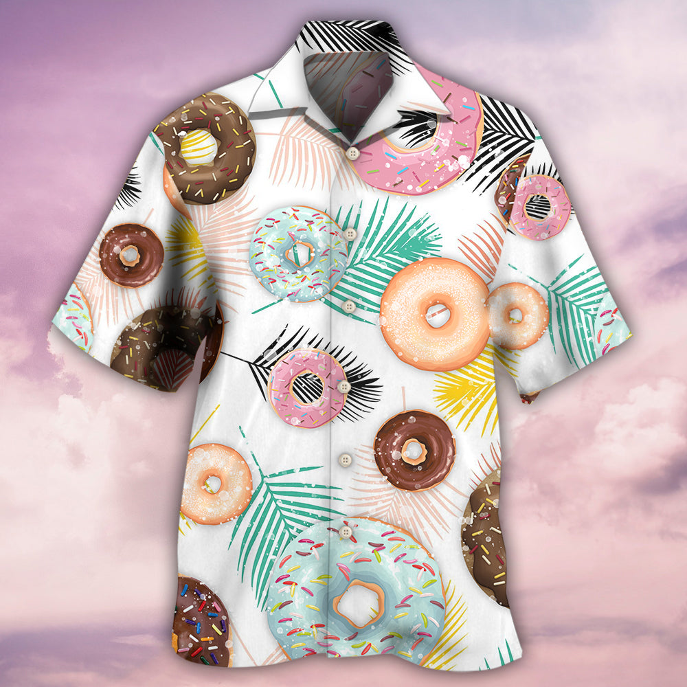 Donut Hawaiian Shirt For Summer Events And Casual Outdoor Wear