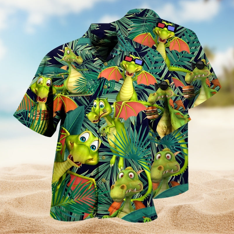 Dragon Mystic Spirit Hawaiian Shirt For Island Getaway, Summer Road Trip, And Outdoor Comfort