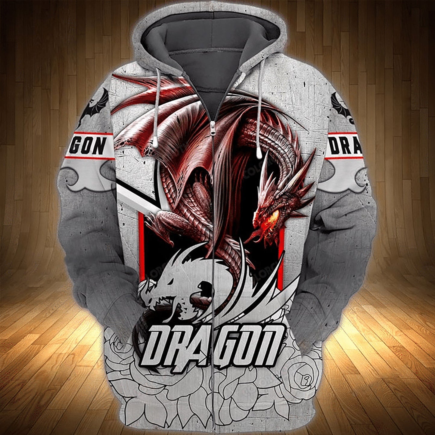 Silver Dragon Hoodie For Mythical Adventures Weekend Outings And Thoughtful Gifting