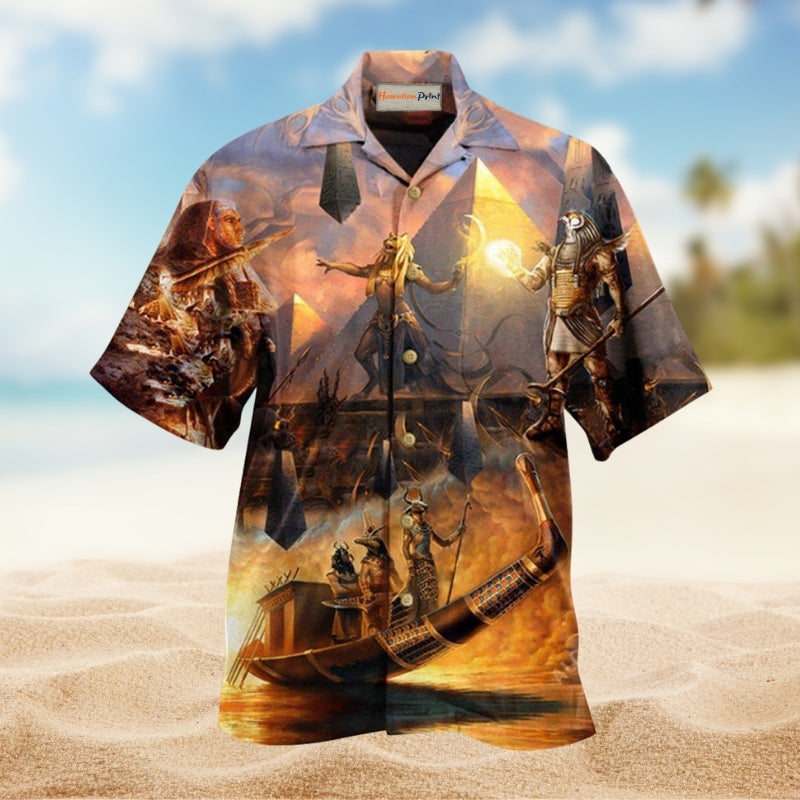 Egypt Lives Within Us Hawaiian Shirt For Heritage Pride Resort Travel And Comfortable Summer Outings