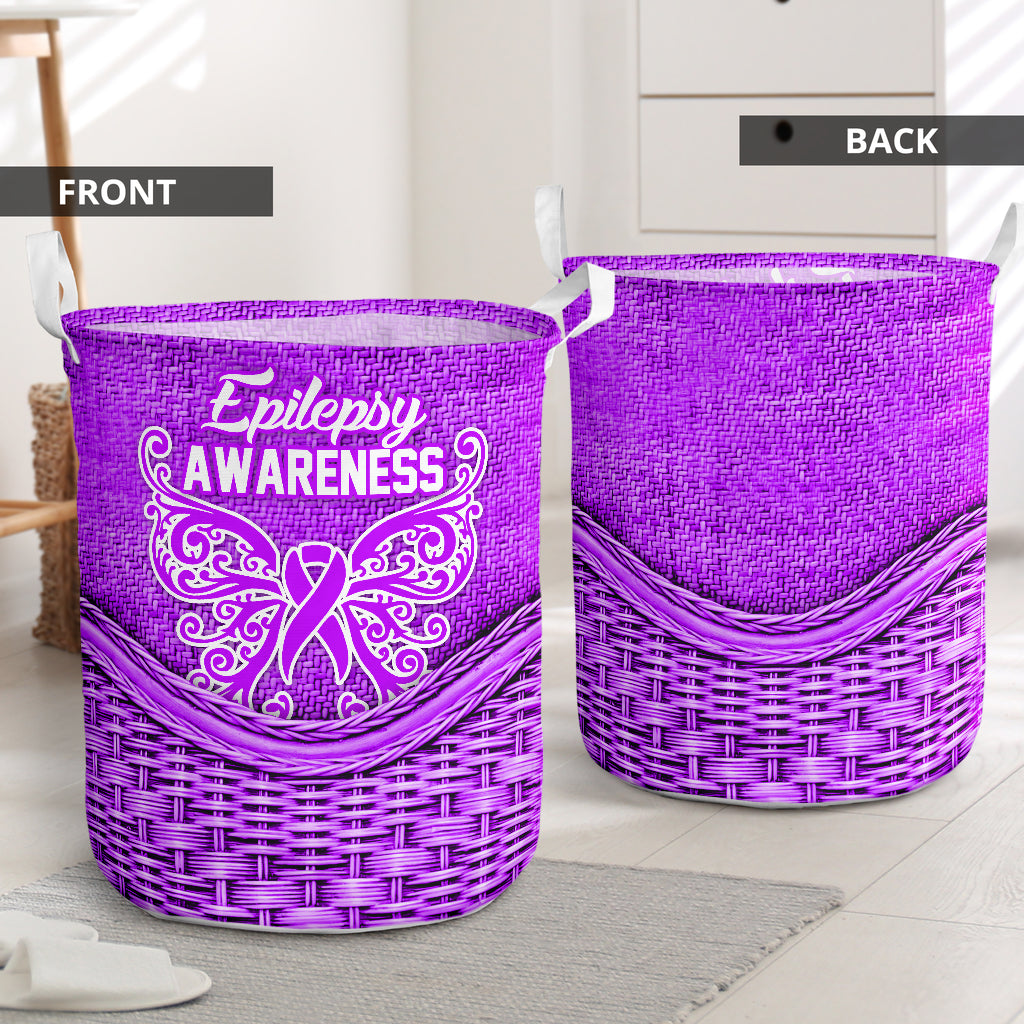 Epilepsy Rattan Texture Laundry Basket For Room Home Organizer