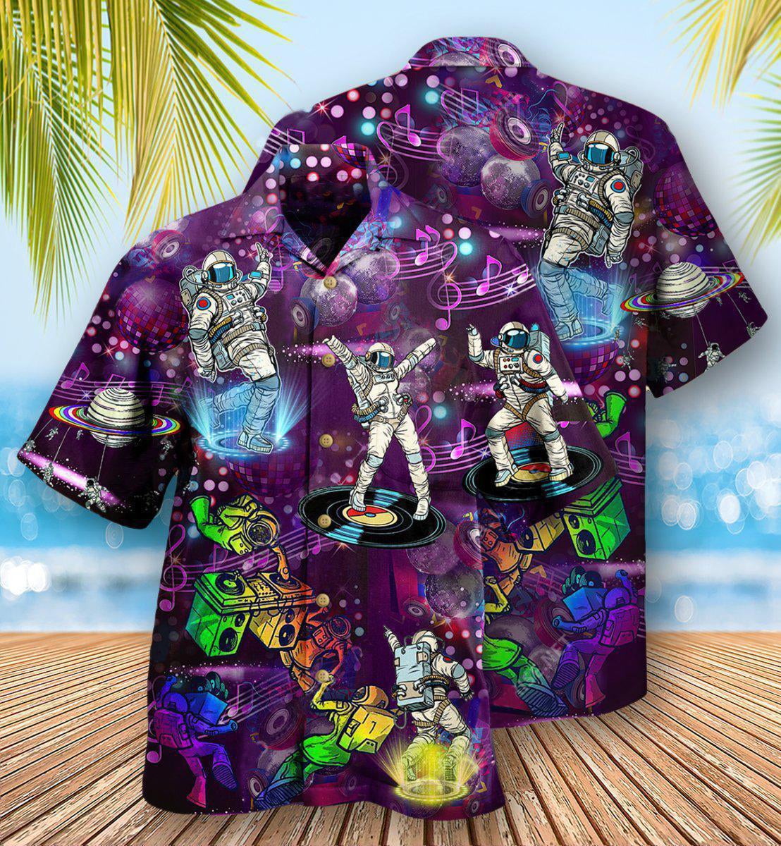 Disco Music Hawaiian Shirt With All Over Print For Resort Getaways Summer Adventures And Casual Gifting