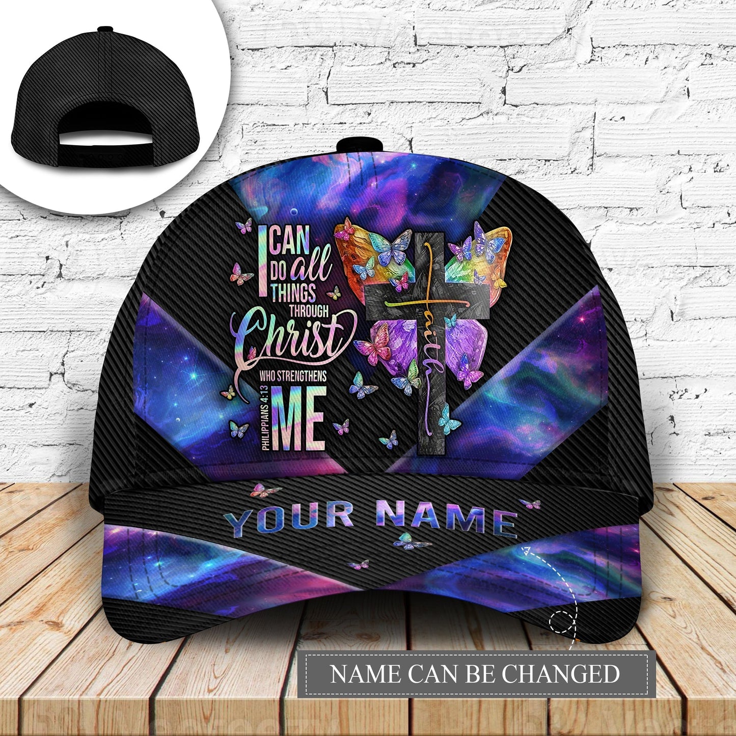 Faith Butterfly Galaxy Personalized Classic Cap For Daily Styling Weekend Travel And Outdoor Activities