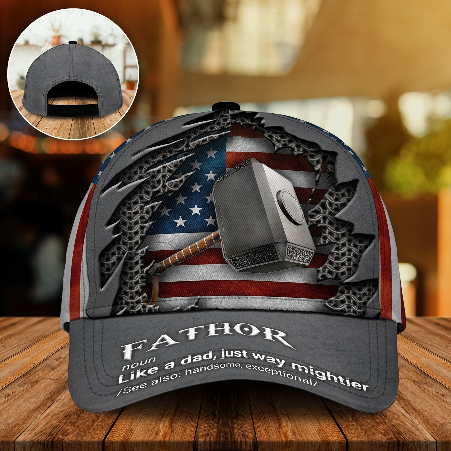 Father Like A Dad US Classic Cap For Daily Wear Travel And Outdoor Activities